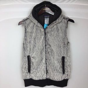 Patagonia Small Hooded Gray Vest